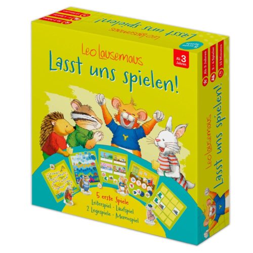 Leo Lausemaus: Lasst uns spielen! – Spielesammlung