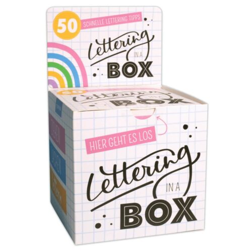 Lettering in a Box – 50 schnelle Letteringtipps – ziehen lachen lettern