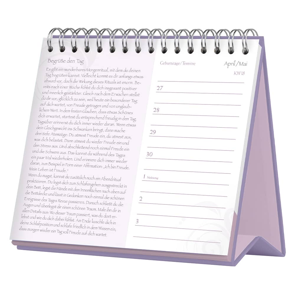 Achtsamkeit Wochenkalender 2026 – Mit Übungen und guten Gedanken durch das Jahr