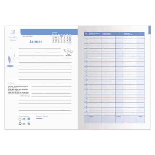Schutzengelkalender 2026 - Lebensfreude für jeden Tag
