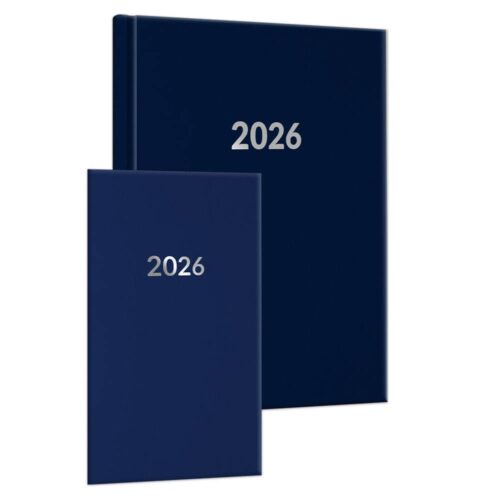 Buchkalender-Set: Buchkalender & Wochenplaner 2026 blau