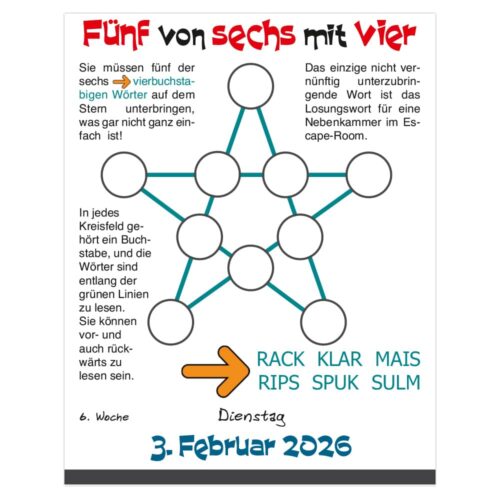 Escape Kalender 2026 – Jeder Tag ein Rätsel