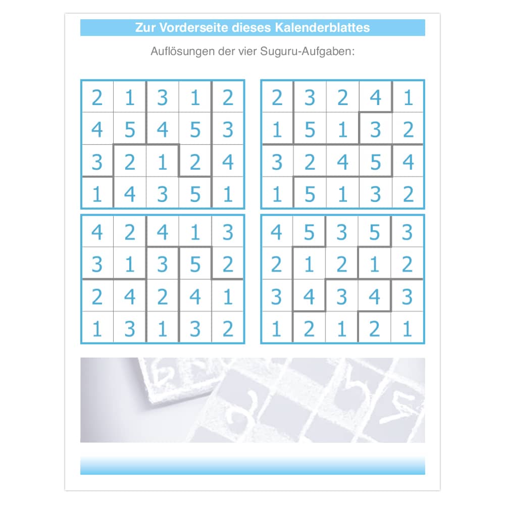 Denksport Kalender 2026