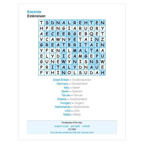 Sprachkalender Englisch 2026