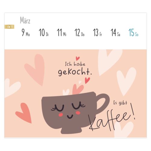 Postkartenkalender 2026 -Glücklich sein