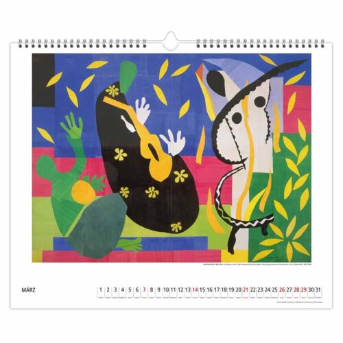 Kunstkalender 2027: Berühmte Meisterwerke der klassischen Moderne